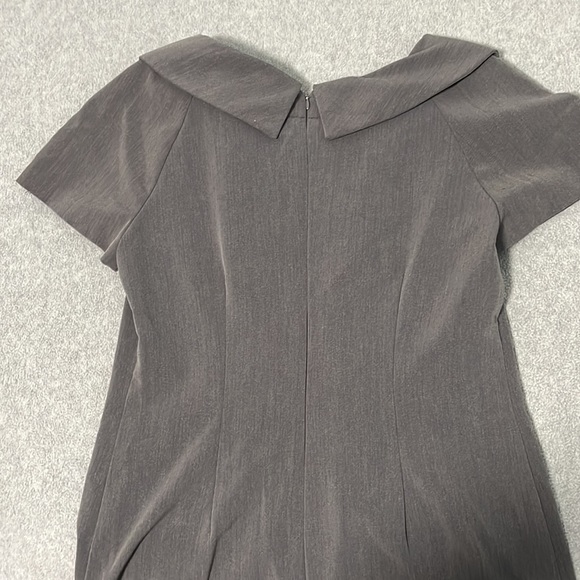 Vintage R&M Richards Office Dress Size 6 Retro Sheath Gray Career - Picture 8 of 11